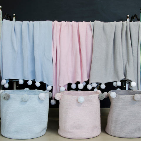 Cobija Chica Bubbly Gris