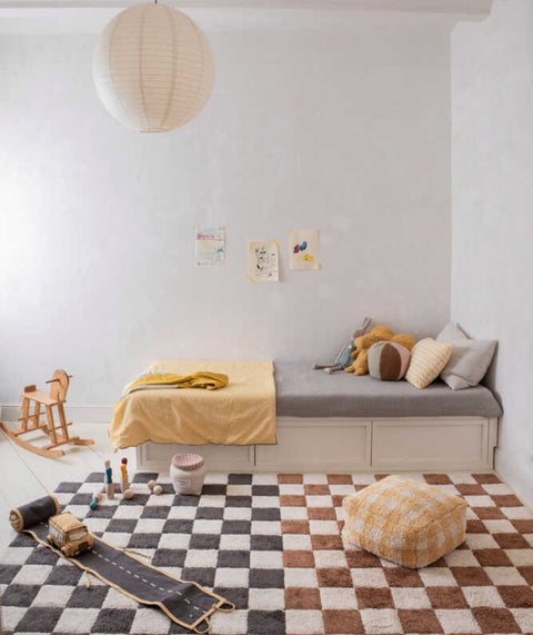 Tapete Tiles Toffee - Alfombra de Algodón (120 x 160 cm)
