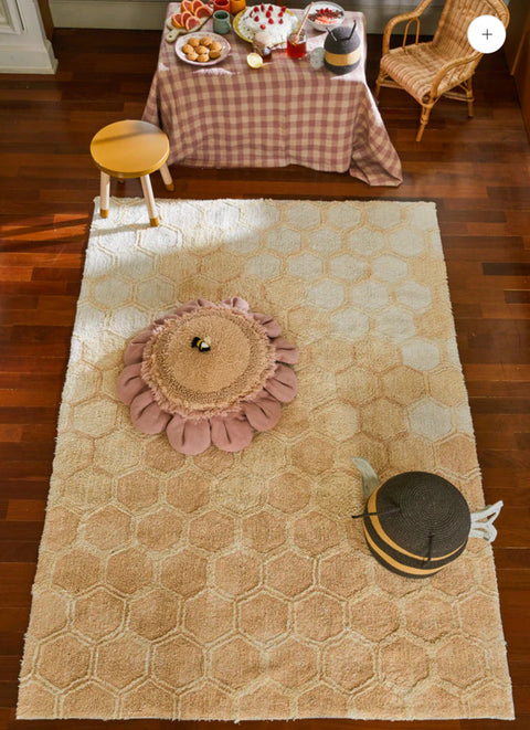 Tapete Sweet Honey - Alfombra de Algodón Artesanal (140 x 200 cm)