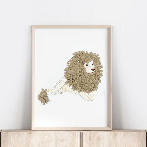 Cuadro infantil Ilustración con Aplicación Láser