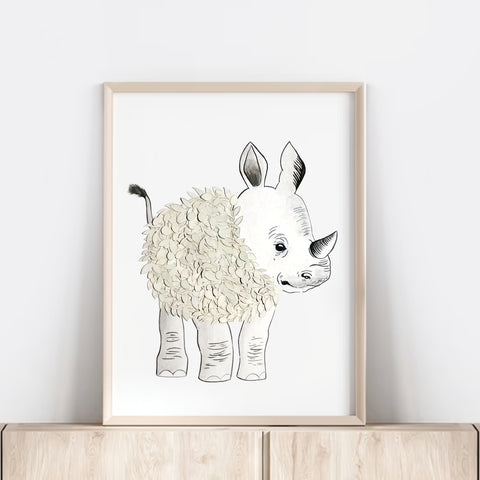 Cuadro infantil Ilustración con Aplicación Láser