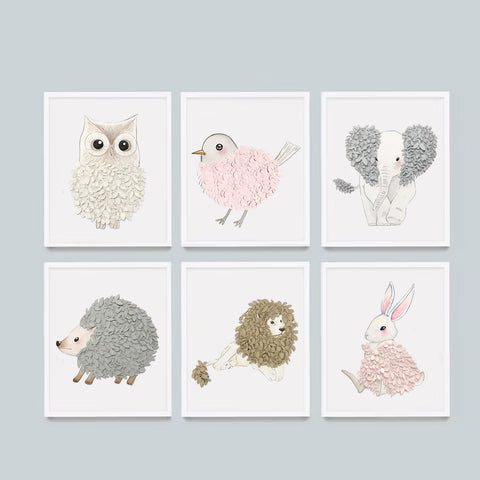 Cuadro infantil Ilustración con Aplicación Láser