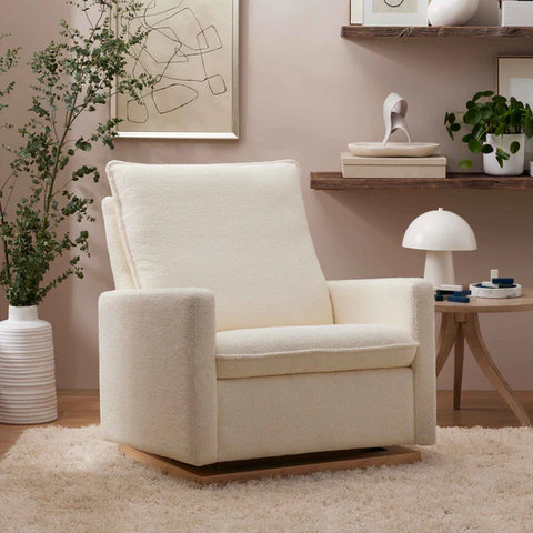 Sillón Giratorio Cali con Base de Madera