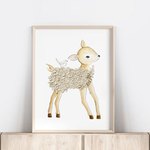 Cuadro infantil Ilustración con Aplicación Láser