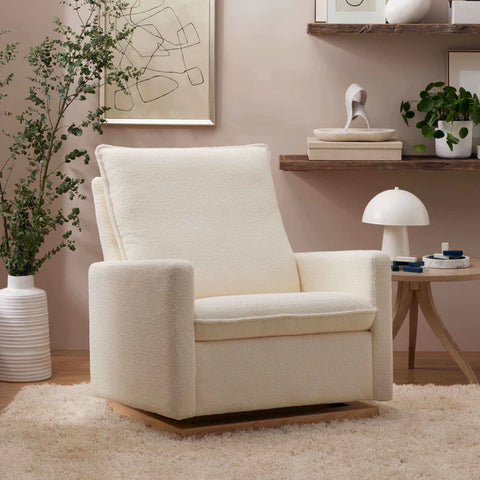 Sillon Cali Giratorio con Base de Madera