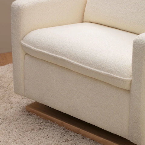 Sillon Cali Giratorio con Base de Madera