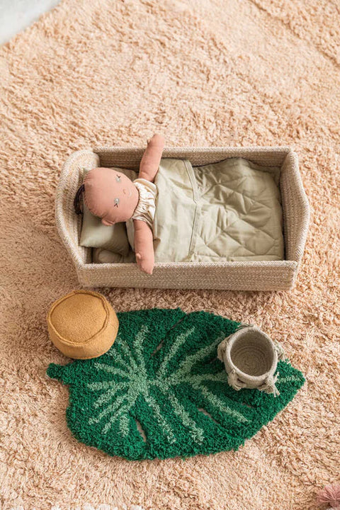 Muñeca de tela mini Sana para juego simbólico