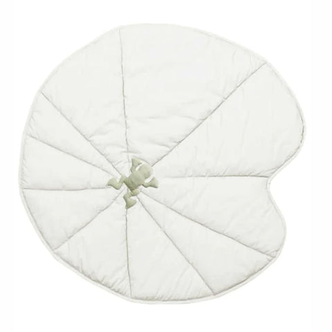 Tapete de juego Water Lily Natural de algodón lavable