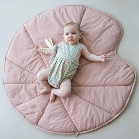 Tapete de juego Water Lily Nude de algodón lavable