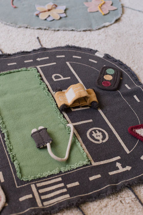 Juguete playset textil Eco City para juego simbólico