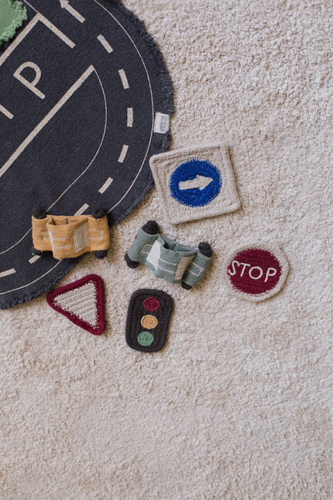 Juguete playset textil Eco City para juego simbólico