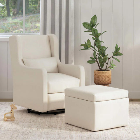 Sillon Adrian Planeador Giratorio con Taburete