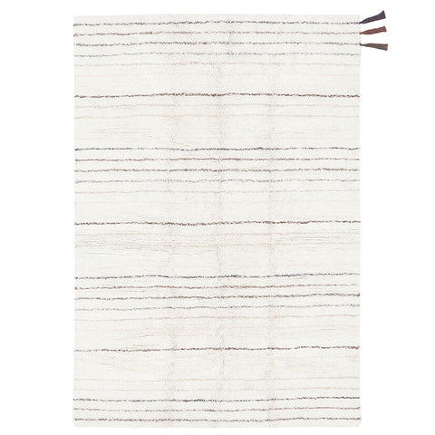 Tapete Arona Rectangular - Alfombra de Algodón Hipoalergénico hecha a mano (140 x 200 cm)