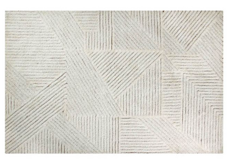 Tapete Almond Valley - Alfombra Hipoalergénica de Algodón (170 x 240 cm)