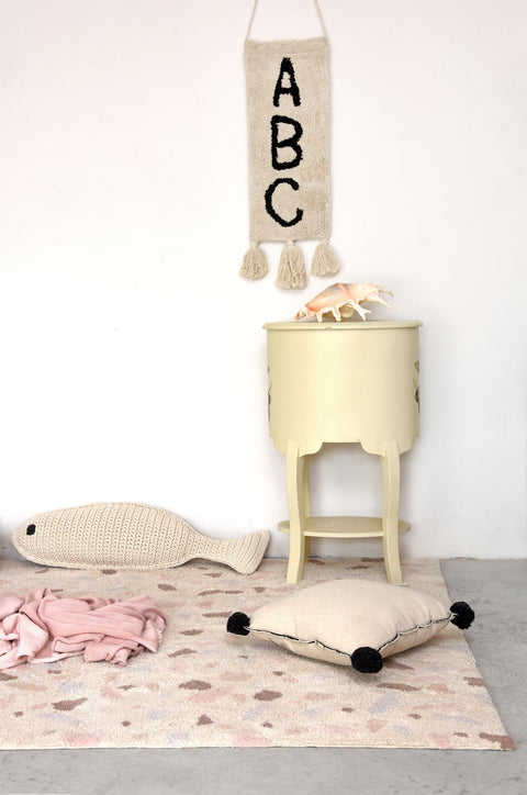 Cojín Cuadrado Beige