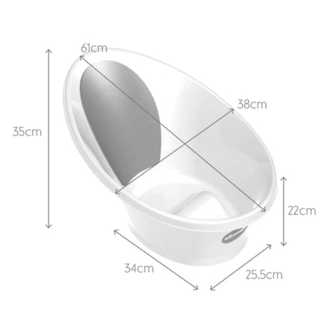 Tina Shnuggle con respaldo gris