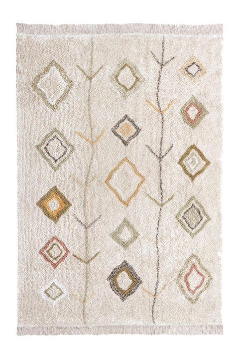 Morocco Kaarol Earth - Alfombra Artesanal ecológica (140 x 200 cm)