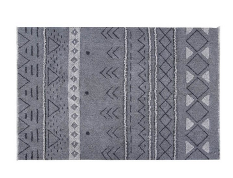 Tapete Lakota Night - Alfombra Hipoalergénica de Algodón (170 x 240 cm)