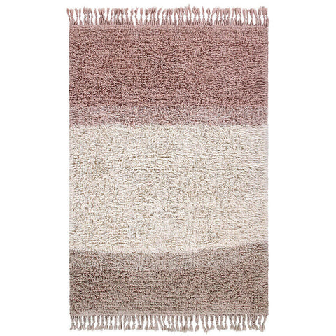 Tapete Sounds Of Summer - Alfombra de Lana Lavable (140 x 200 cm)