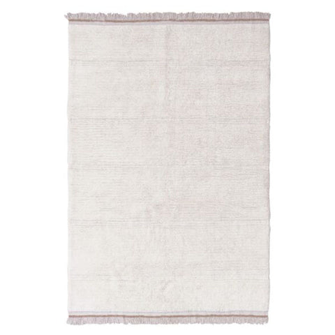 Tapete Steppe Sheep White - Alfombra de Algodón hecha a mano (170 x 240 cm / 200 x 300 cm)