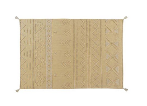 Tapete Tribu Honey - Alfombra Artesanal de Algodón (varios tamaños)