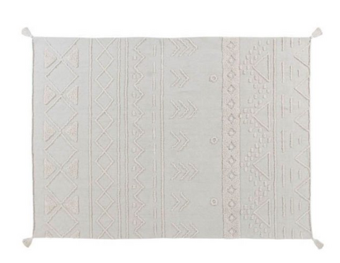 Tapete Tribu Natural - Alfombra Artesanal de Algodón (varios tamaños)