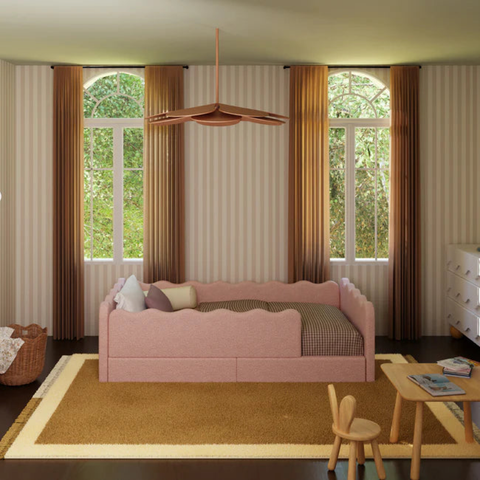 Cama baja Rizo Montessori preparada para la transición infantil