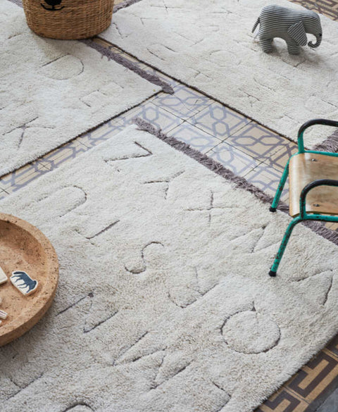 Rug Cycled ABC - Alfombra reciclada Artesanal (140 x 200 cm)