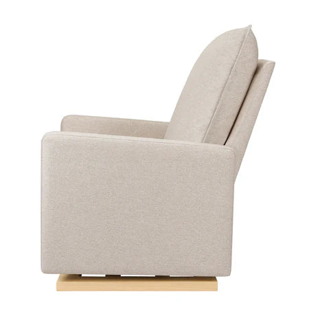 Sillón Giratorio Cali con Base de Madera