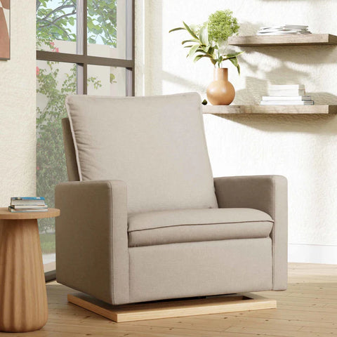 Sillon Cali Giratorio con Base de Madera