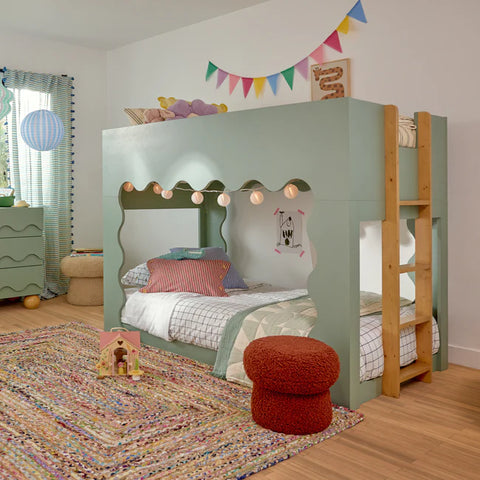 Litera Doble Individual Lido Wave Convertible