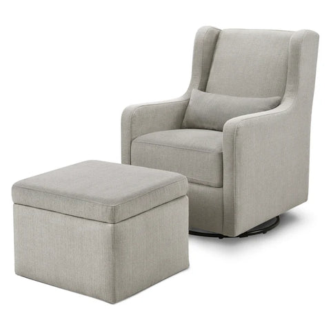 Sillon Adrian Planeador Giratorio con Taburete
