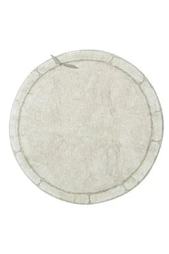 Tapete Bamboo Leaf - Alfombra Redonda sensorial (120 cm diámetro)