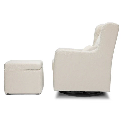 Sillon Adrian Planeador Giratorio con Taburete