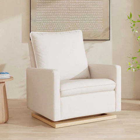 Sillon Cali Giratorio con Base de Madera