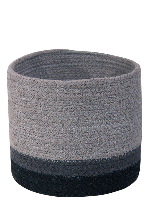 Canasta Mini Tricolor Gris