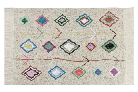 Tapete Kaarol - Alfombra Hipoalergénica de Algodón hecha a mano (140 x 200 cm)
