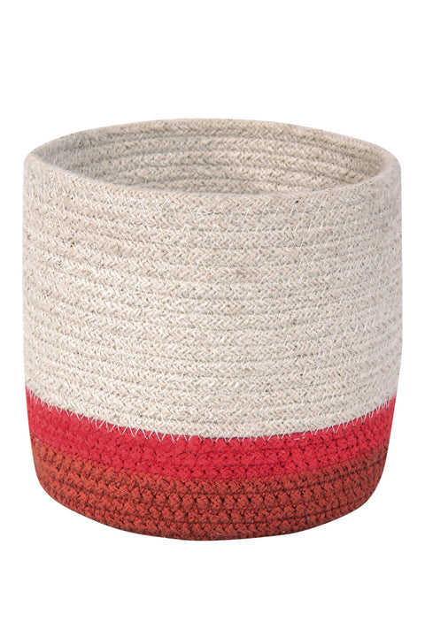 Canasta Mini Tricolor Natural