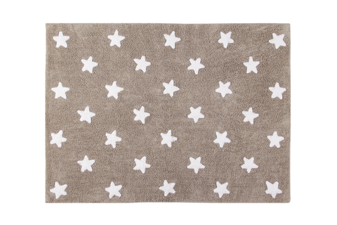 Tapete Star Lino - Alfombra de Algodón Hipoalergénico hecha a mano (120 x 160 cm)