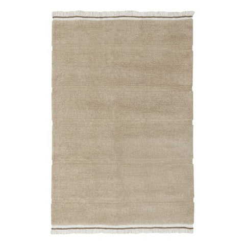 Tapete Steppe Sheep Beige - Alfombra Artesanal de Algodón (170 x 240 cm / 200 x 300 cm)